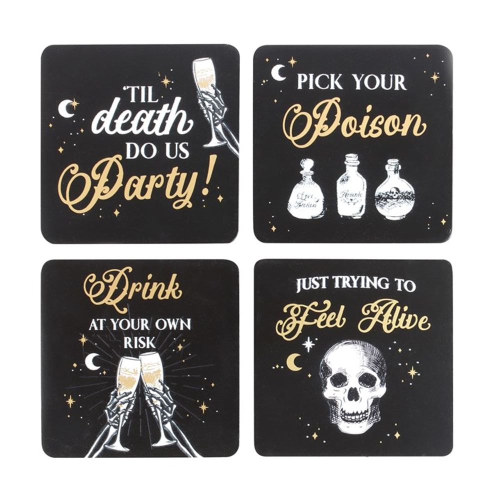 Til Death Do Us Party Coaster Set N/A