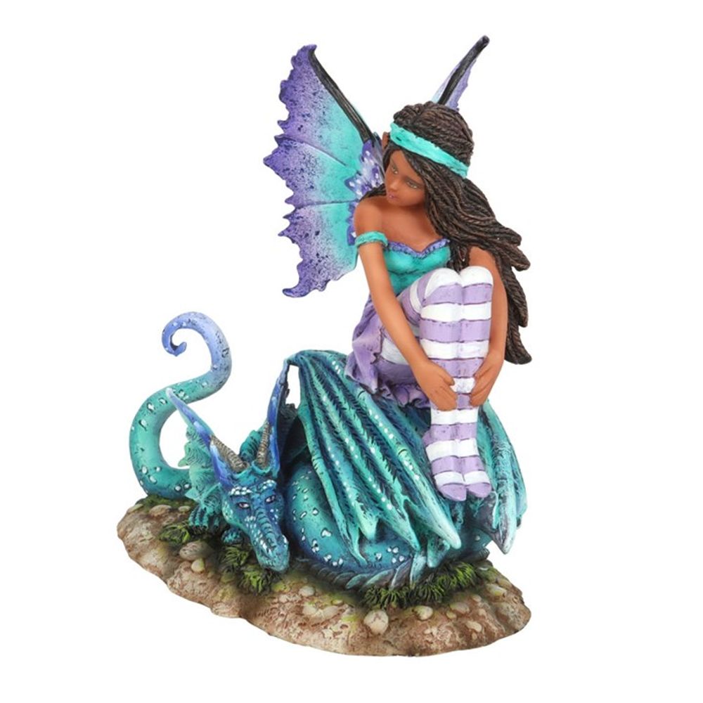 16cm Dragon Perch Fairy Figurine by Amy Brown N/A