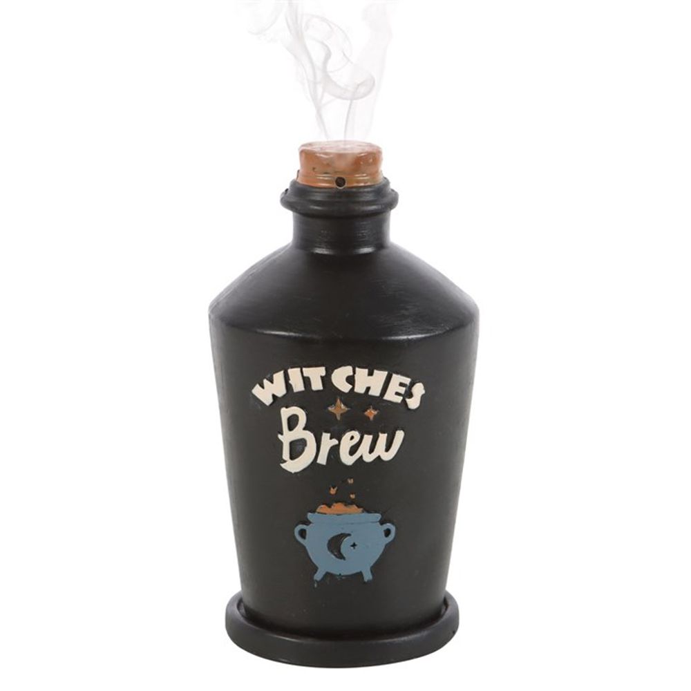 Witches Brew Potion Bottle Incense Cone Burner N/A