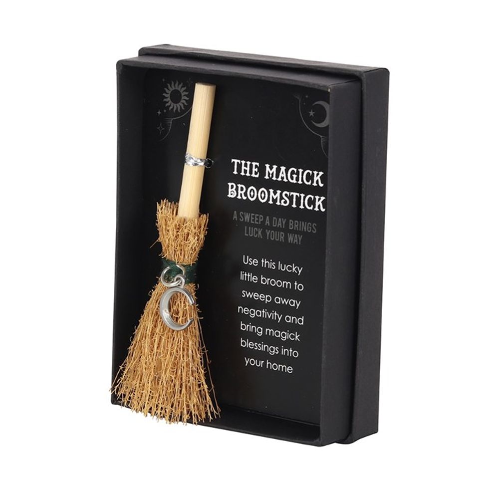 Crescent Moon Mini Magick Broomstick N/A