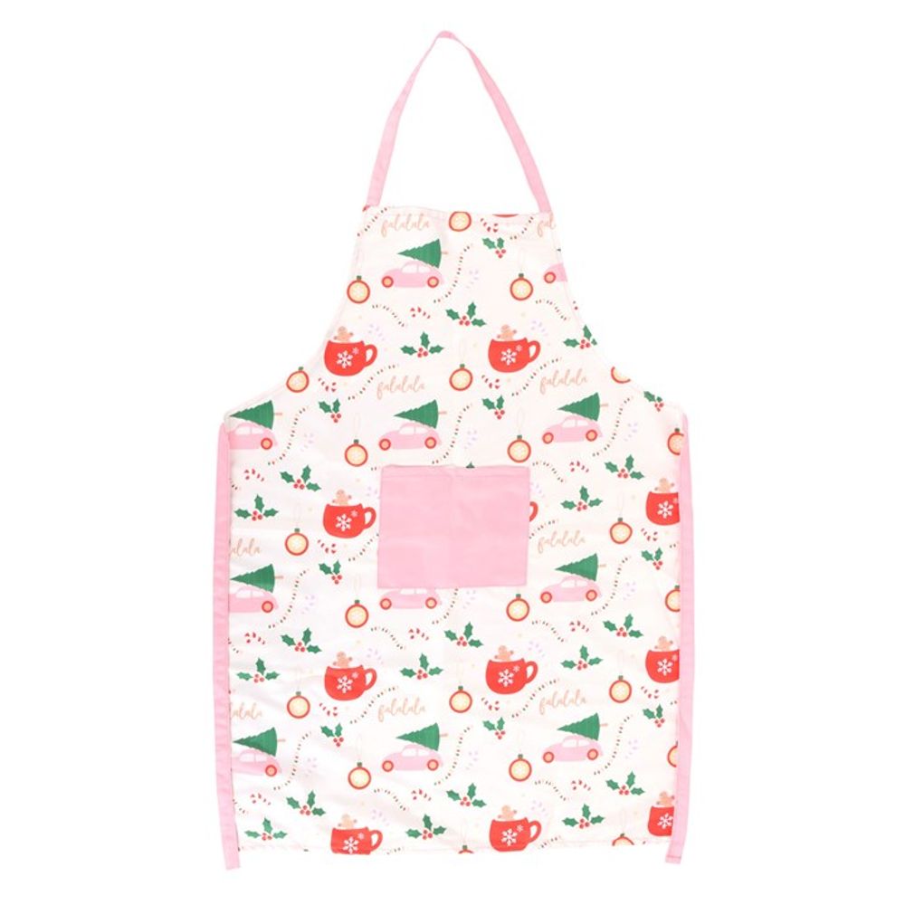 Sugarplum Fun Christmas Print Apron N/A