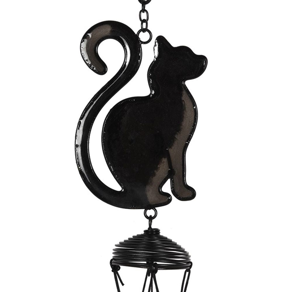 Black Cat Profile Windchime N/A