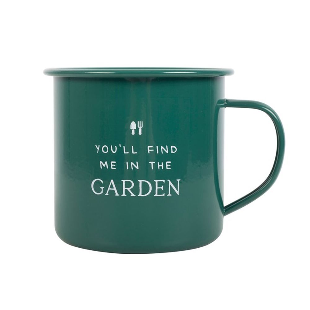 Find Me in the Garden Enamel Mug N/A