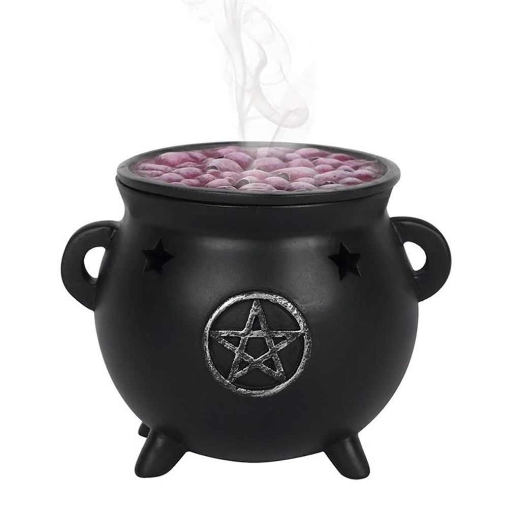 Pentagram Cauldron Incense Cone Holder N/A