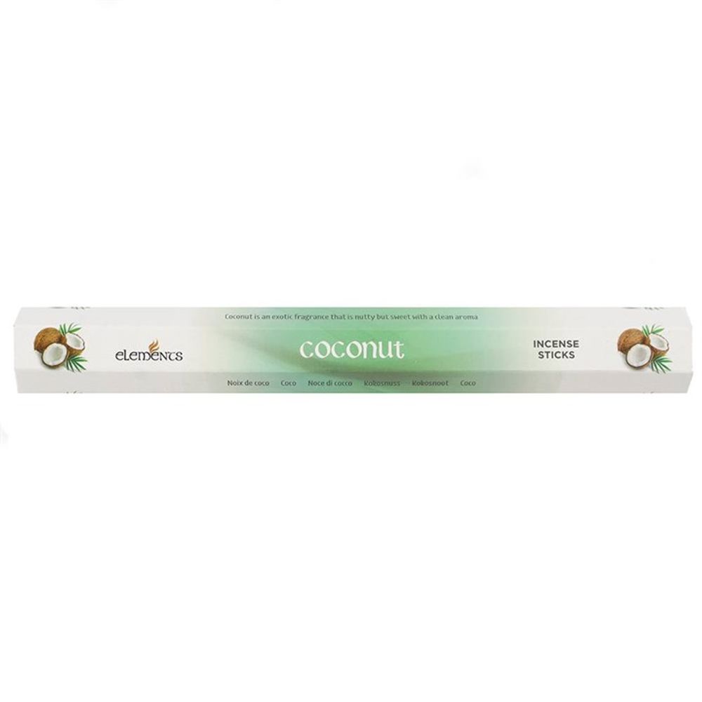 Set of 6 Packets of Elements Coconut Incense Sticks N/A