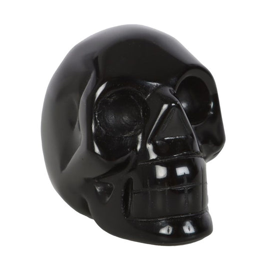 Black Obsidian Crystal Skull N/A