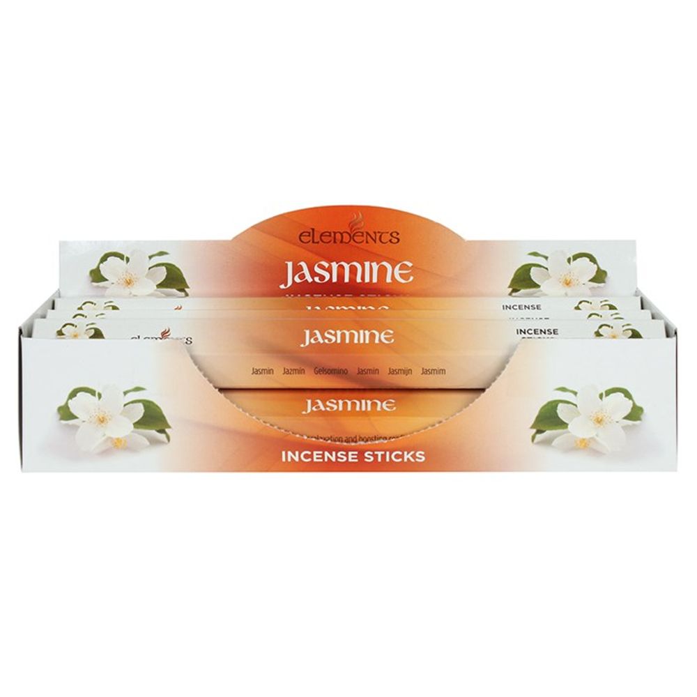 Set of 6 Packets of Elements Jasmine Incense Sticks N/A