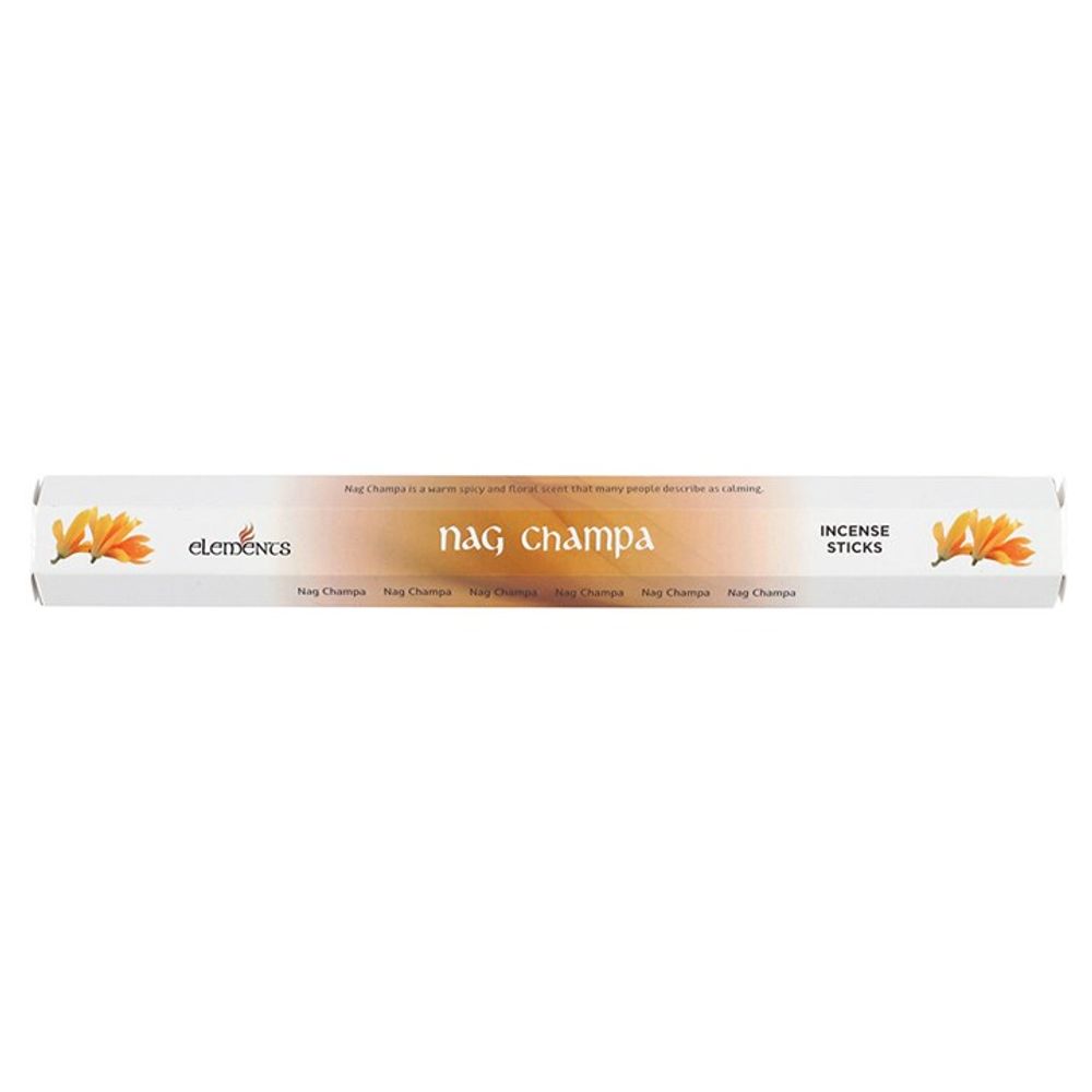 Set of 6 Packets of Elements Nag Champa Incense Sticks N/A