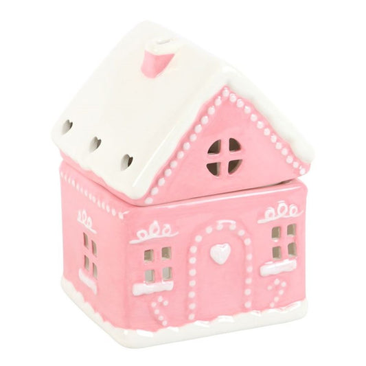 Pink Gingerbread House Oil Burner N/A