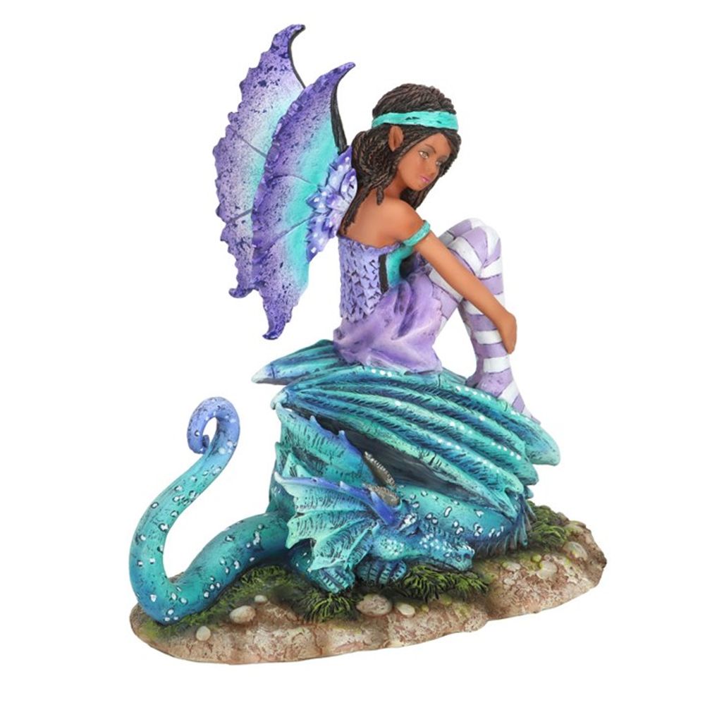 16cm Dragon Perch Fairy Figurine by Amy Brown N/A