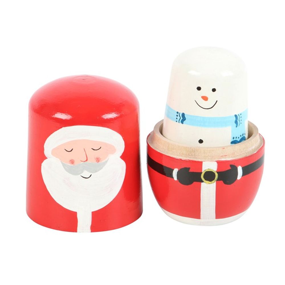 Christmas Russian Nesting Doll Set N/A