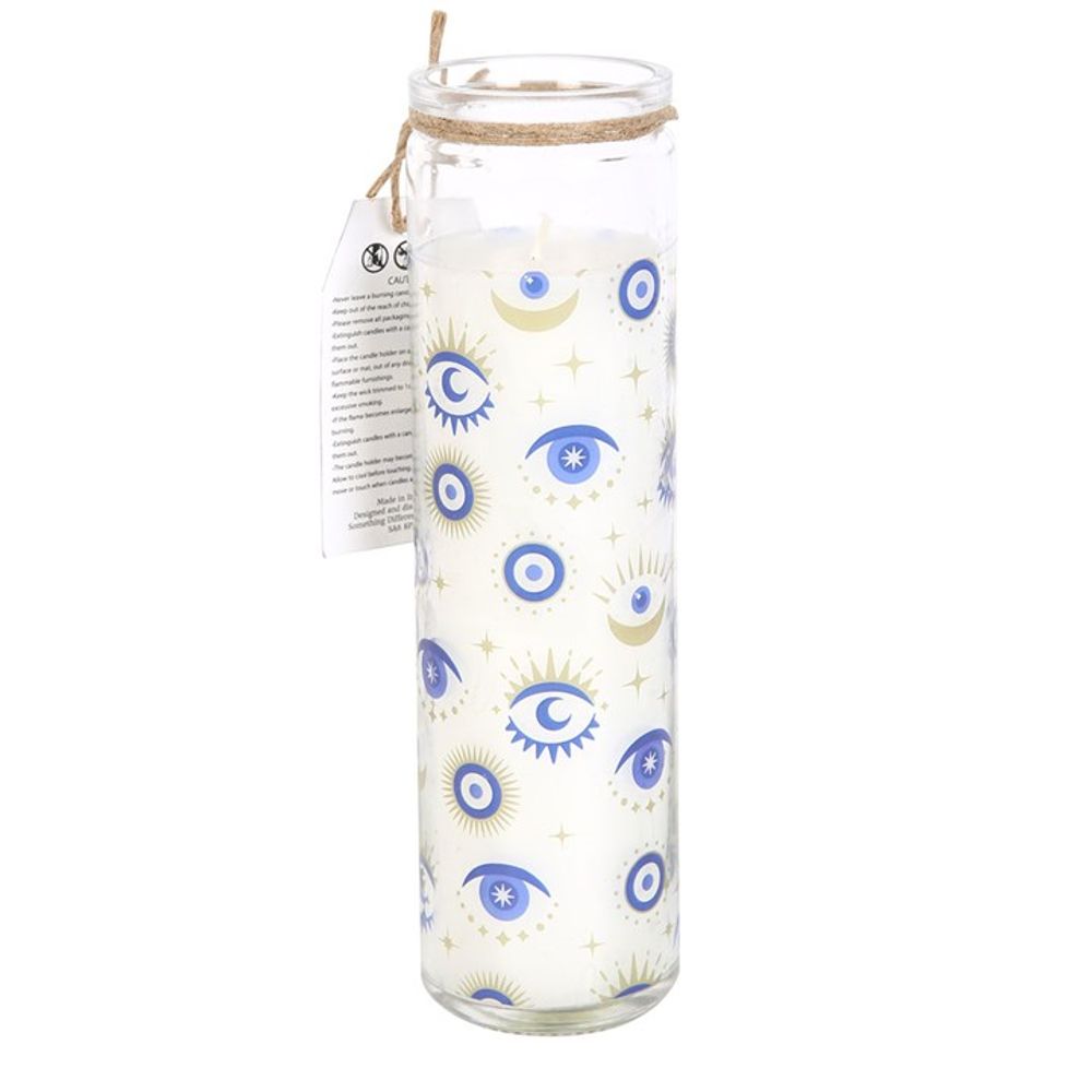 All Seeing Eye White Sage Tube Candle N/A