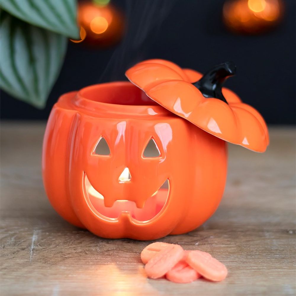 Orange Jack-O-Lantern Oil Burner N/A