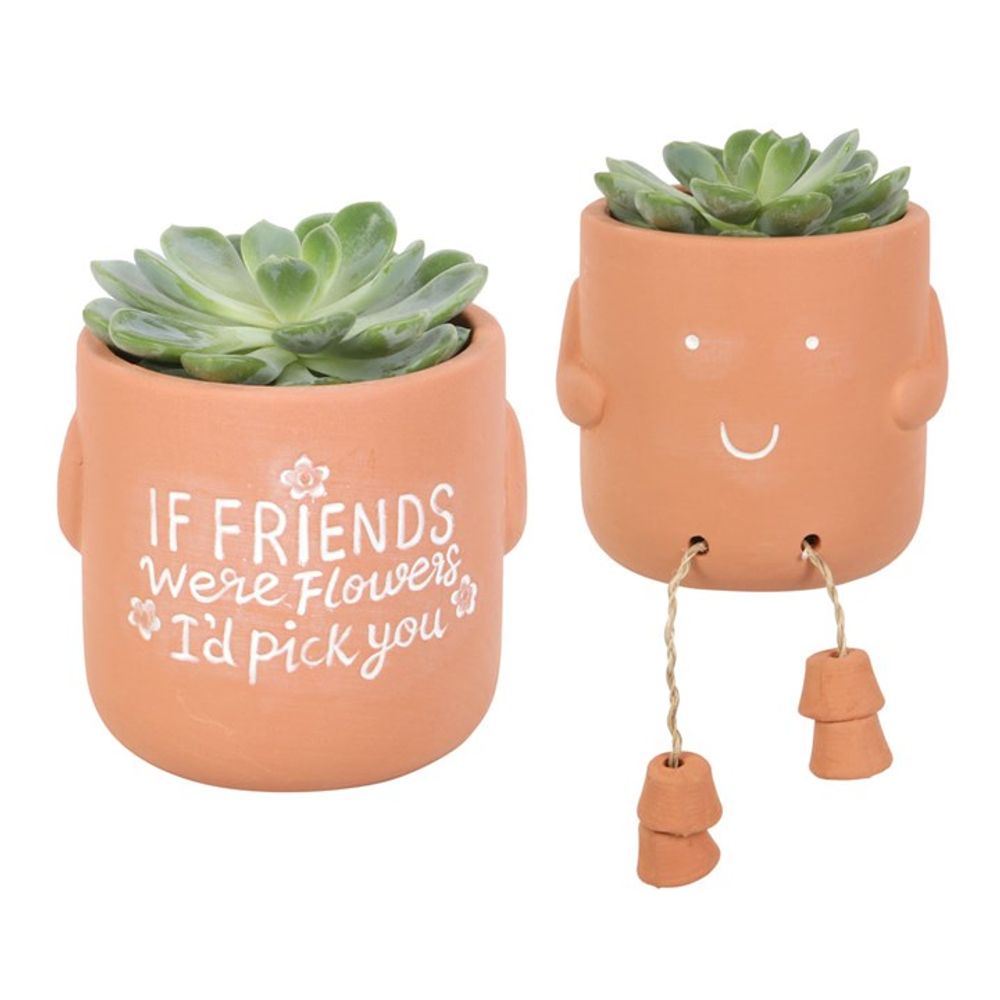 If Friends Were Flowers Sitting Plant Pot Pal N/A