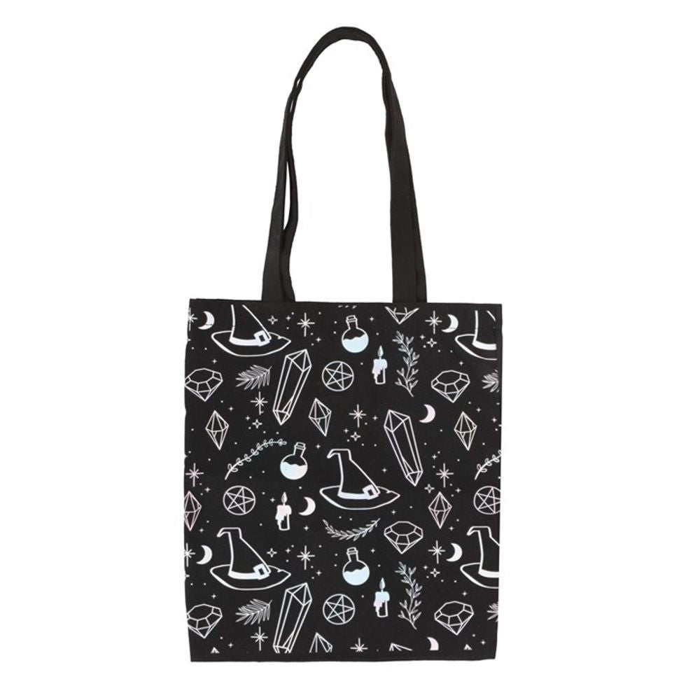 Crystal Witch Print Polycotton Tote Bag N/A