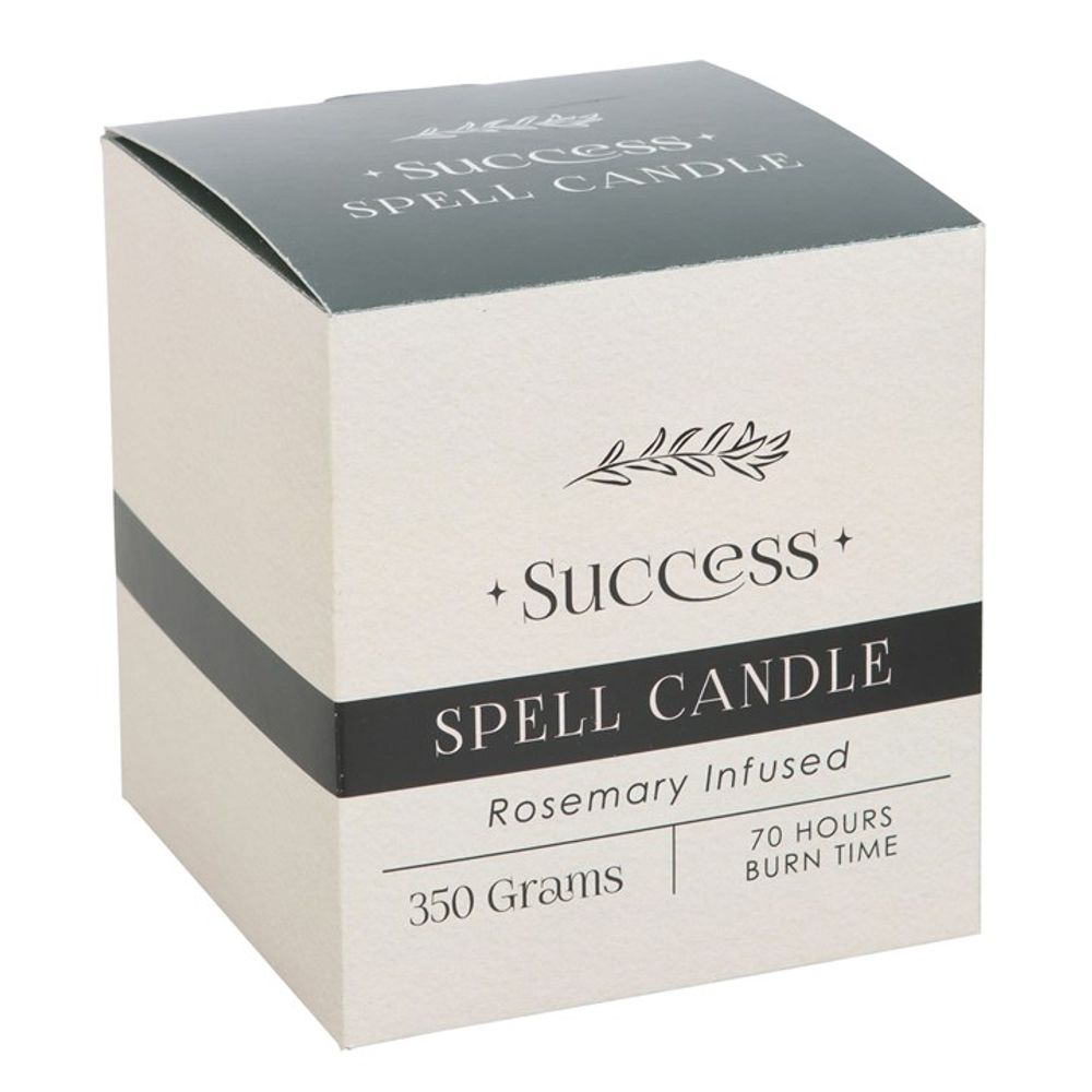 Rosemary Infused Success Spell Candle N/A