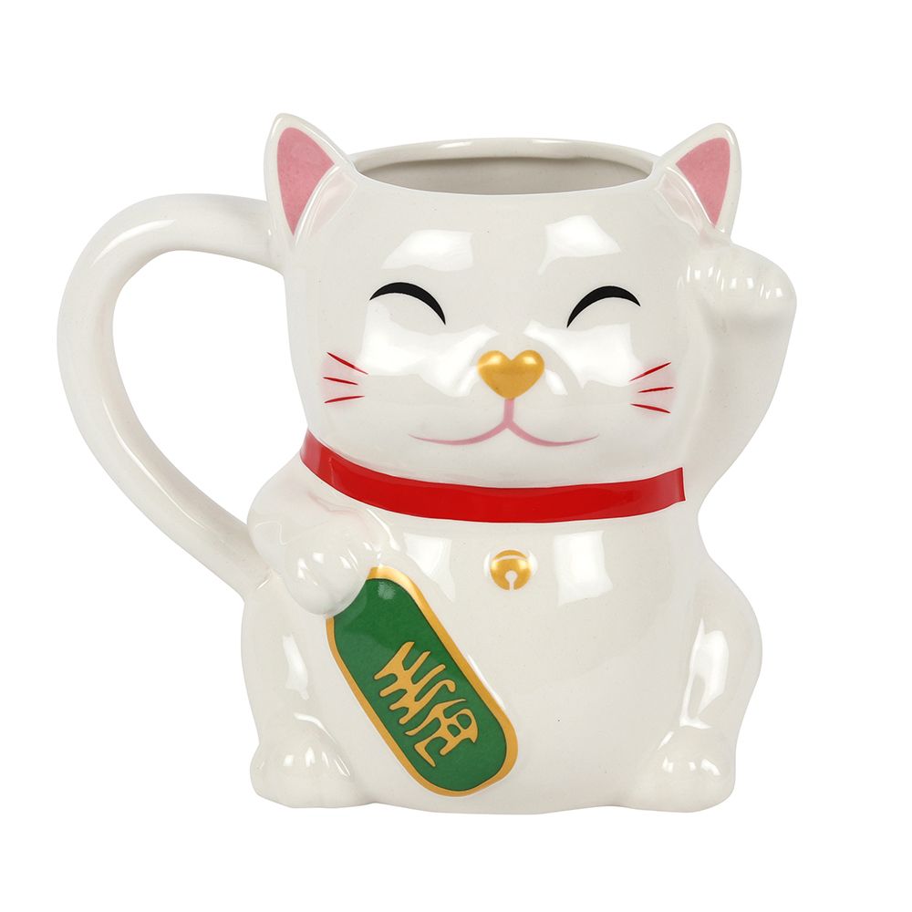 Waving Lucky Cat Mug N/A