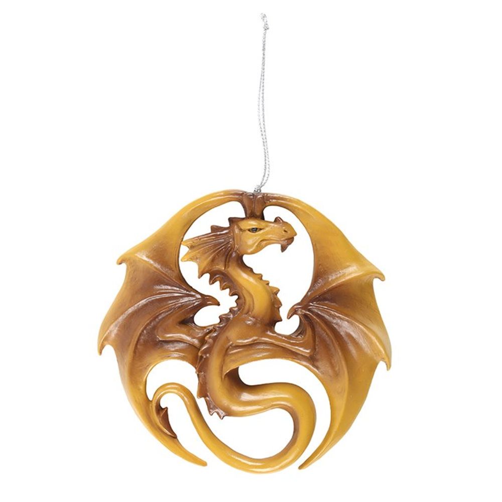 Dragon Medal Hanging Ornament by Anne Stokes N/A