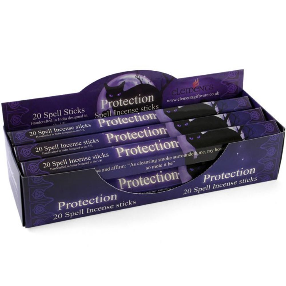 Set of 6 Packets of Protection Spell Incense Sticks by Lisa Parker N/A