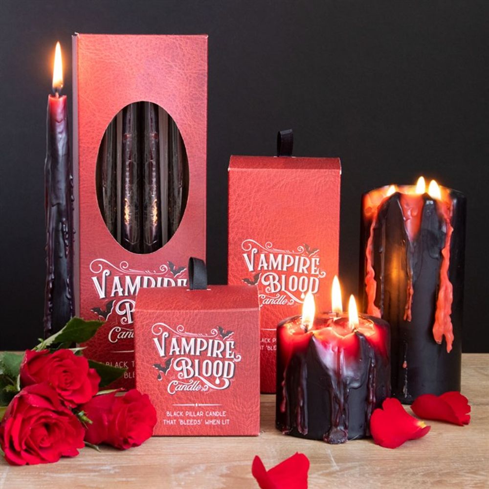 Small Vampire Blood Pillar Candle N/A