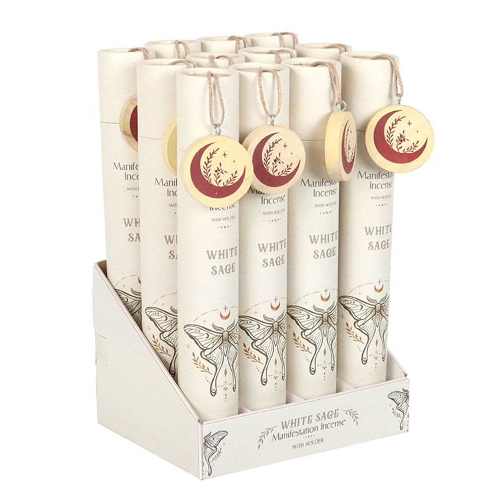 Set of 12 White Sage Manifestation Incense Stick Gift Sets N/A