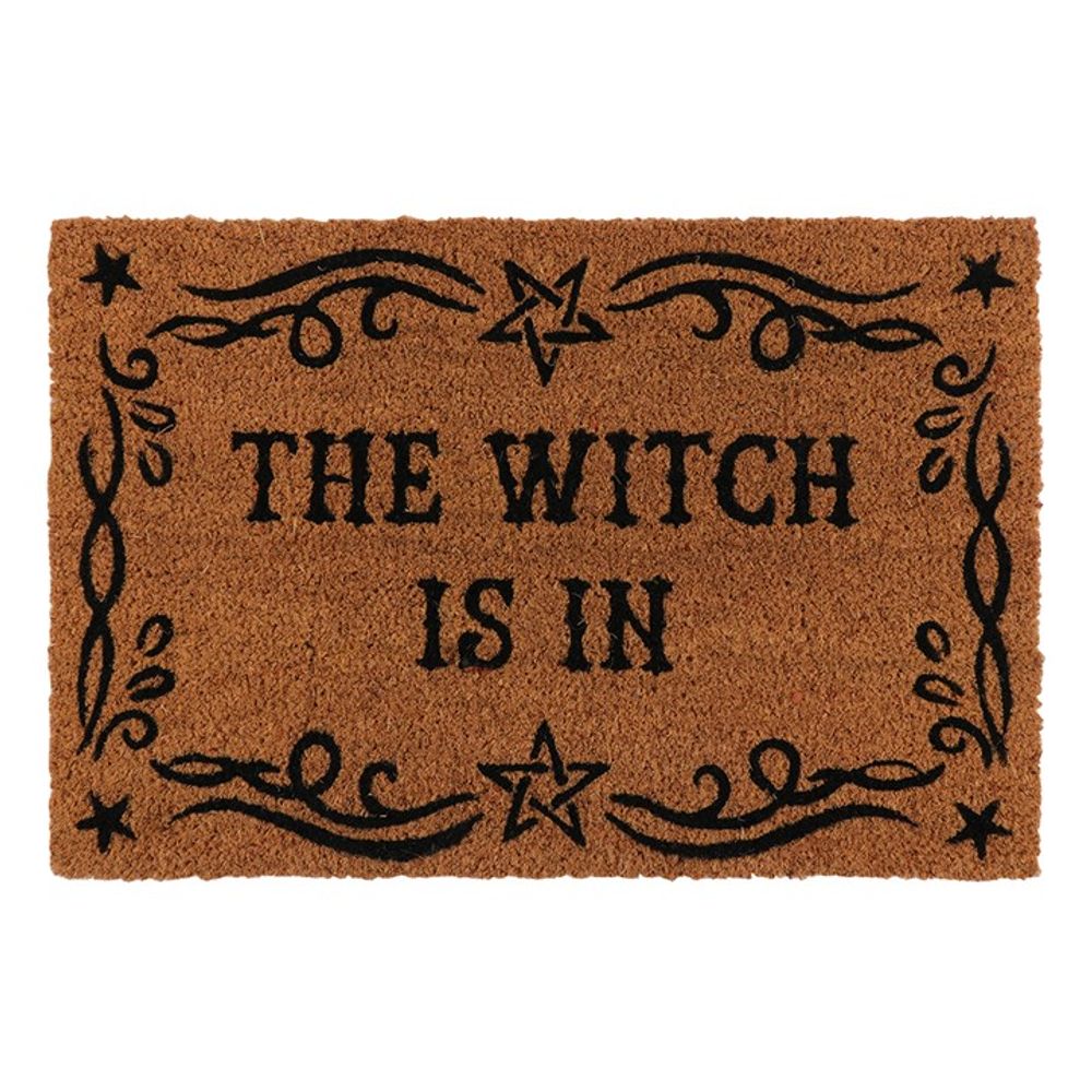 Natural The Witch Is In Doormat N/A