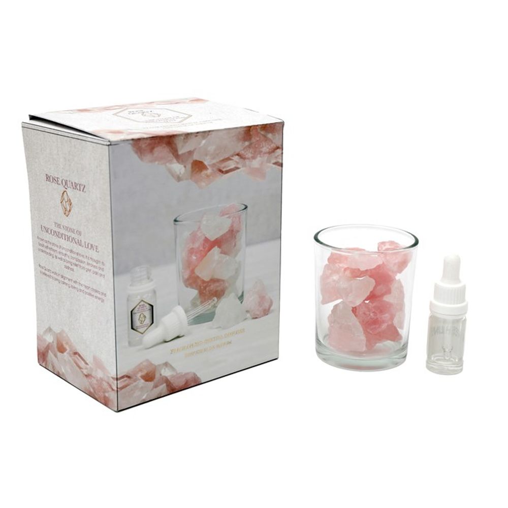 280g Rose Quartz Crystal Oil Diffuser N/A