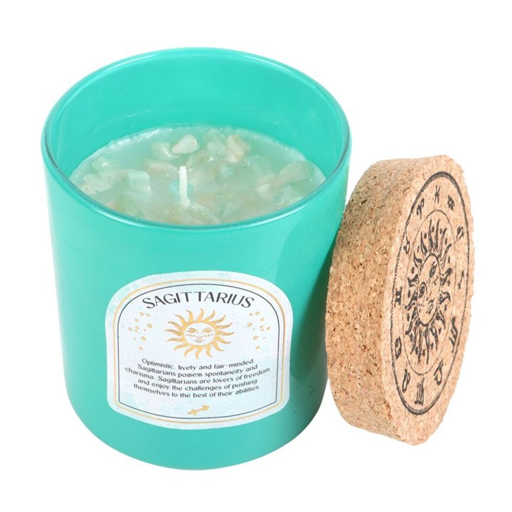 Sagittarius Ylang Ylang & Amber Gemstone Zodiac Candle N/A