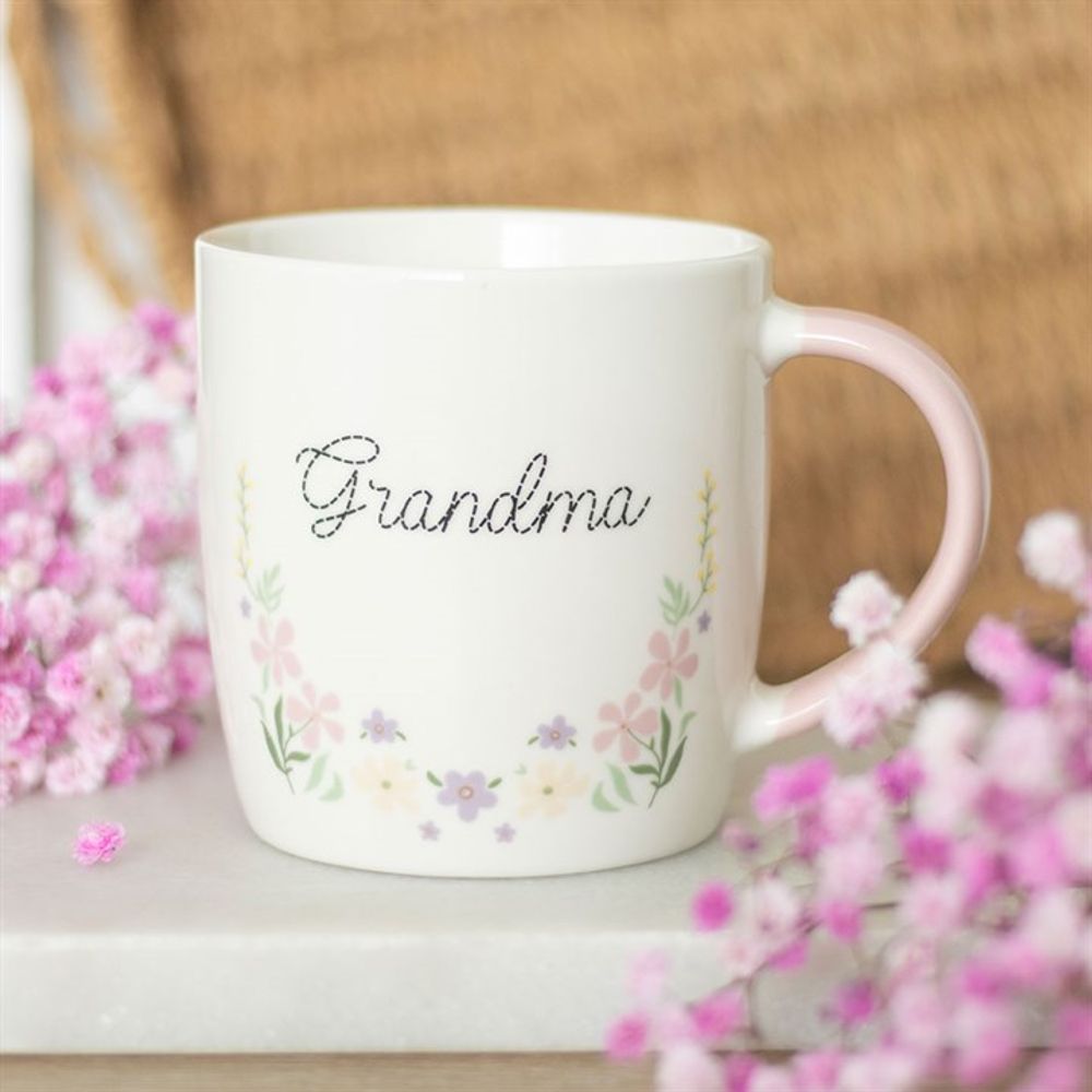 Grandma Pastel Floral Mug N/A