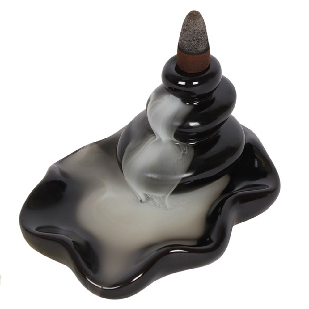 Large Pebbles Backflow Incense Burner N/A