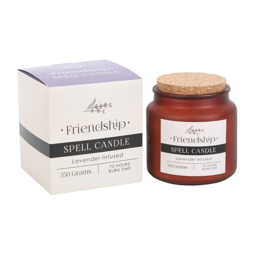 Lavender Infused Friendship Spell Candle N/A