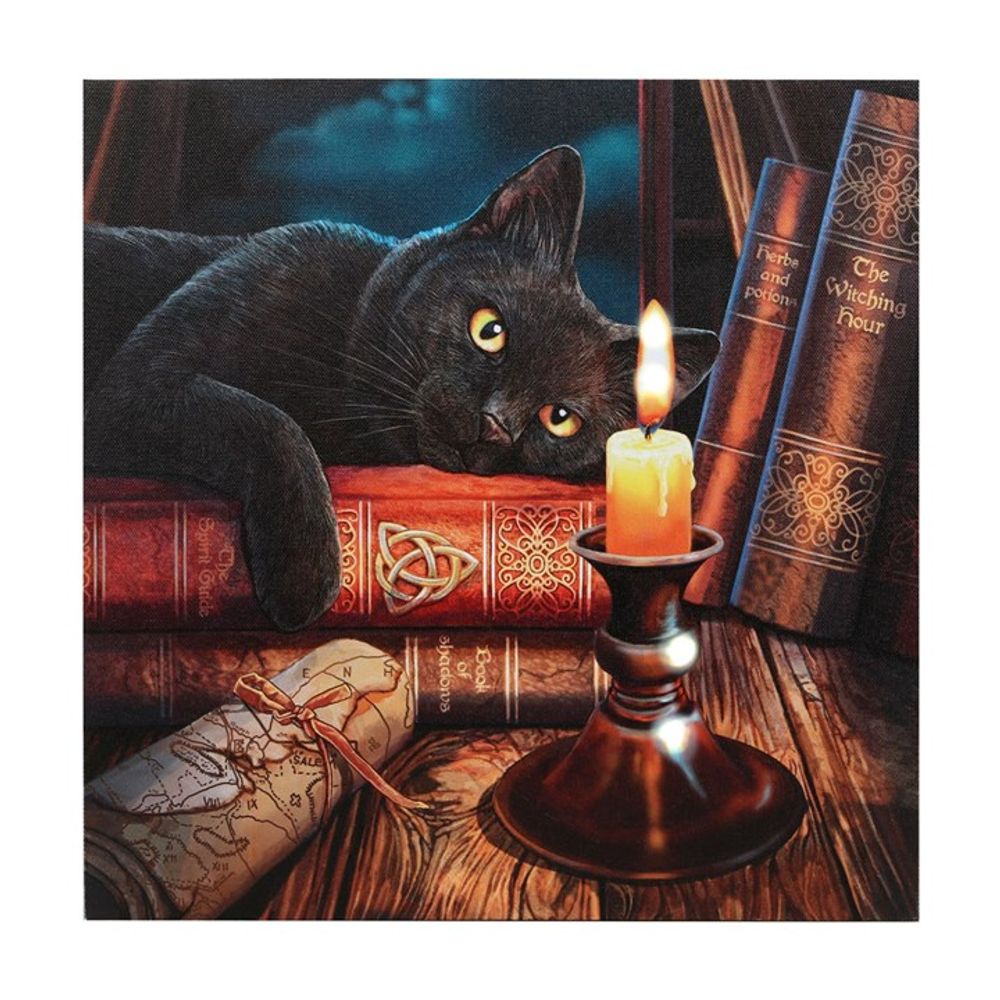 The Witching Hour Light Up Canvas Plaque by Lisa Parker N/A