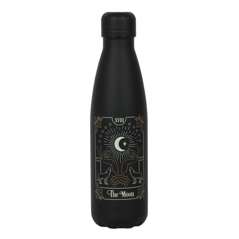 Moon Tarot Metal Water Bottle N/A