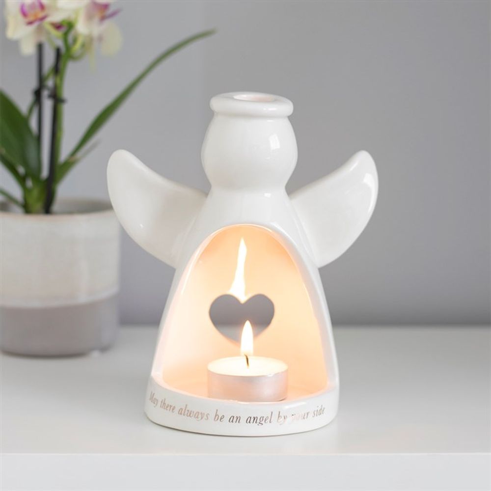 Angel By Your Side Tealight Holder N/A