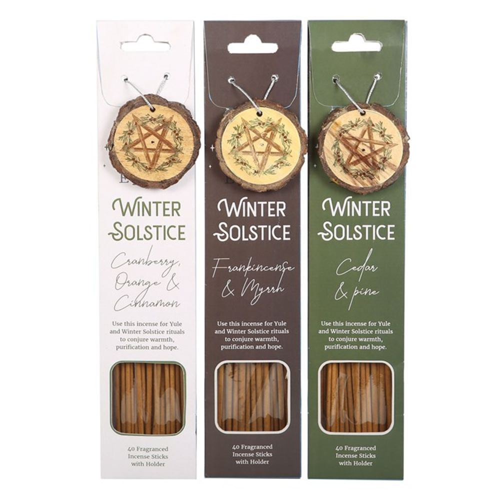 Set of 18 Winter Solstice Incense Stick Gift Sets N/A