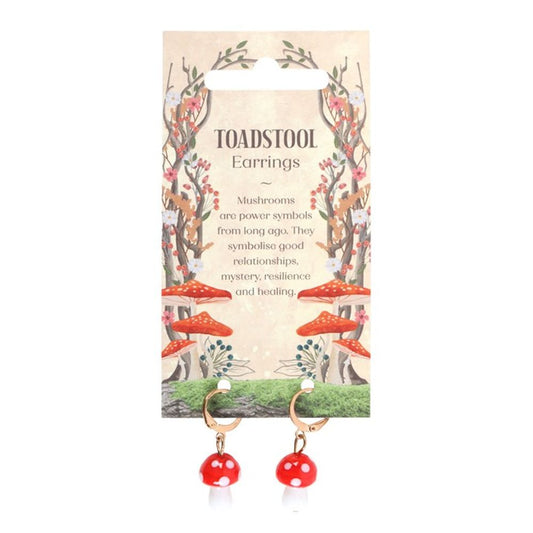 Toadstool Dangle Earrings N/A