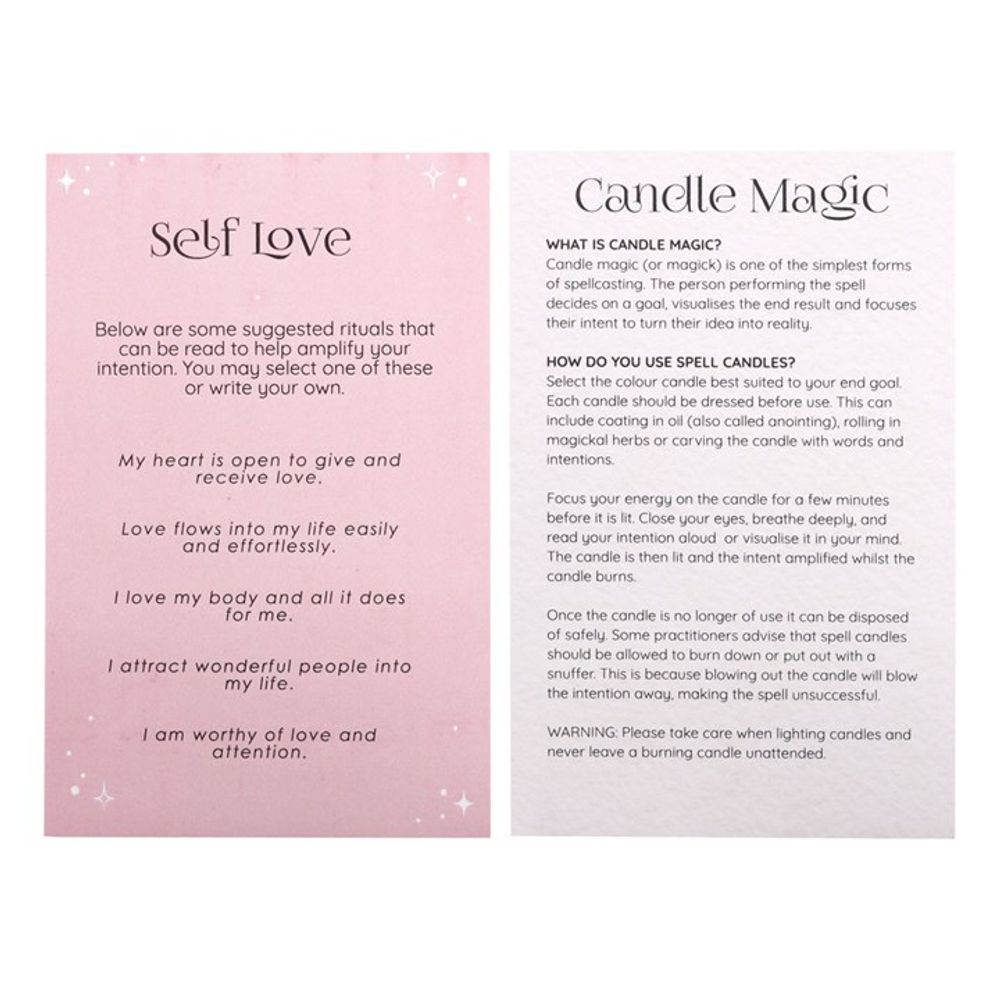 Pack of 12 Self Love Spell Candles N/A