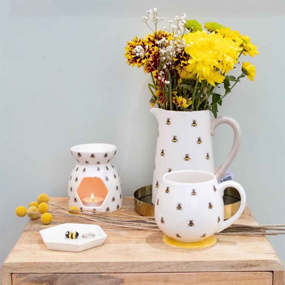 Bee Print Rounded Mug N/A