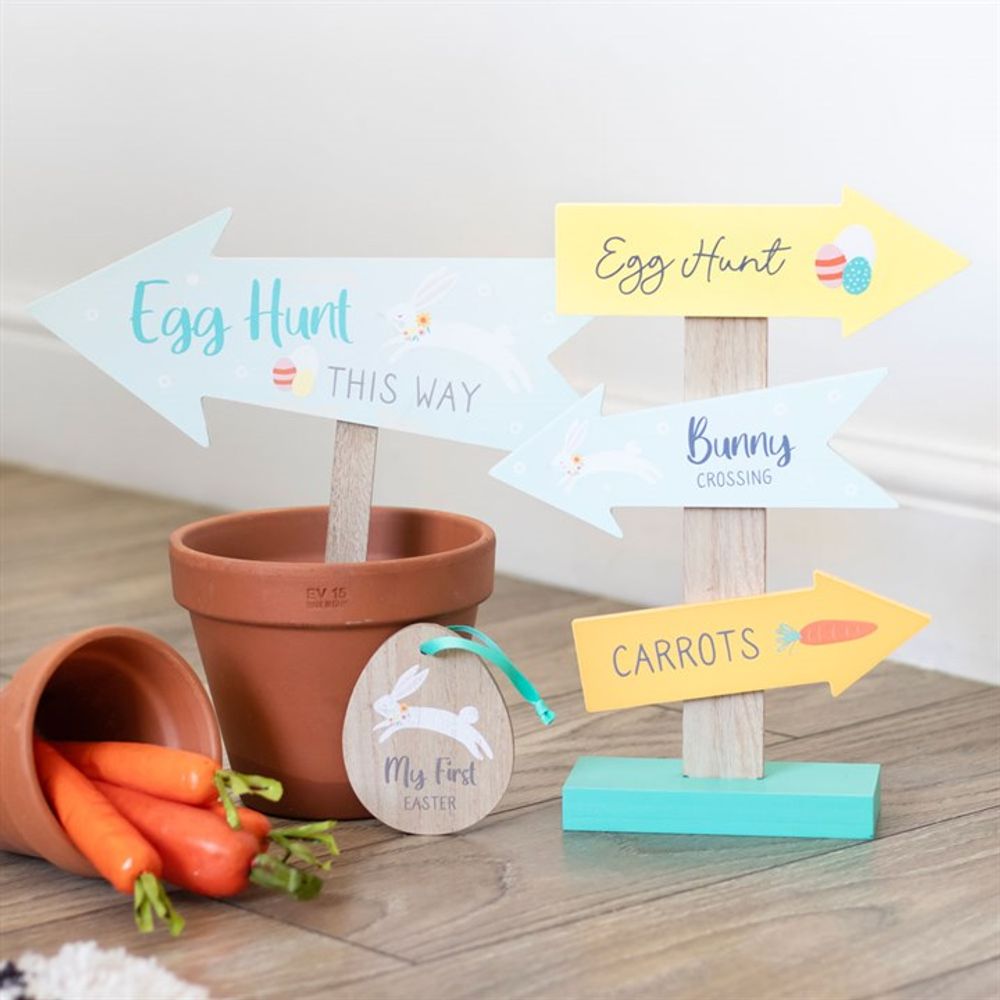 Easter Directional Arrow Standing Sign N/A