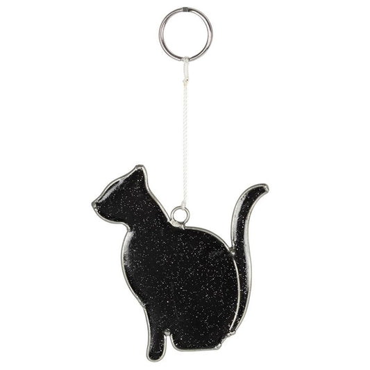 Mystical Black Cat Suncatcher N/A