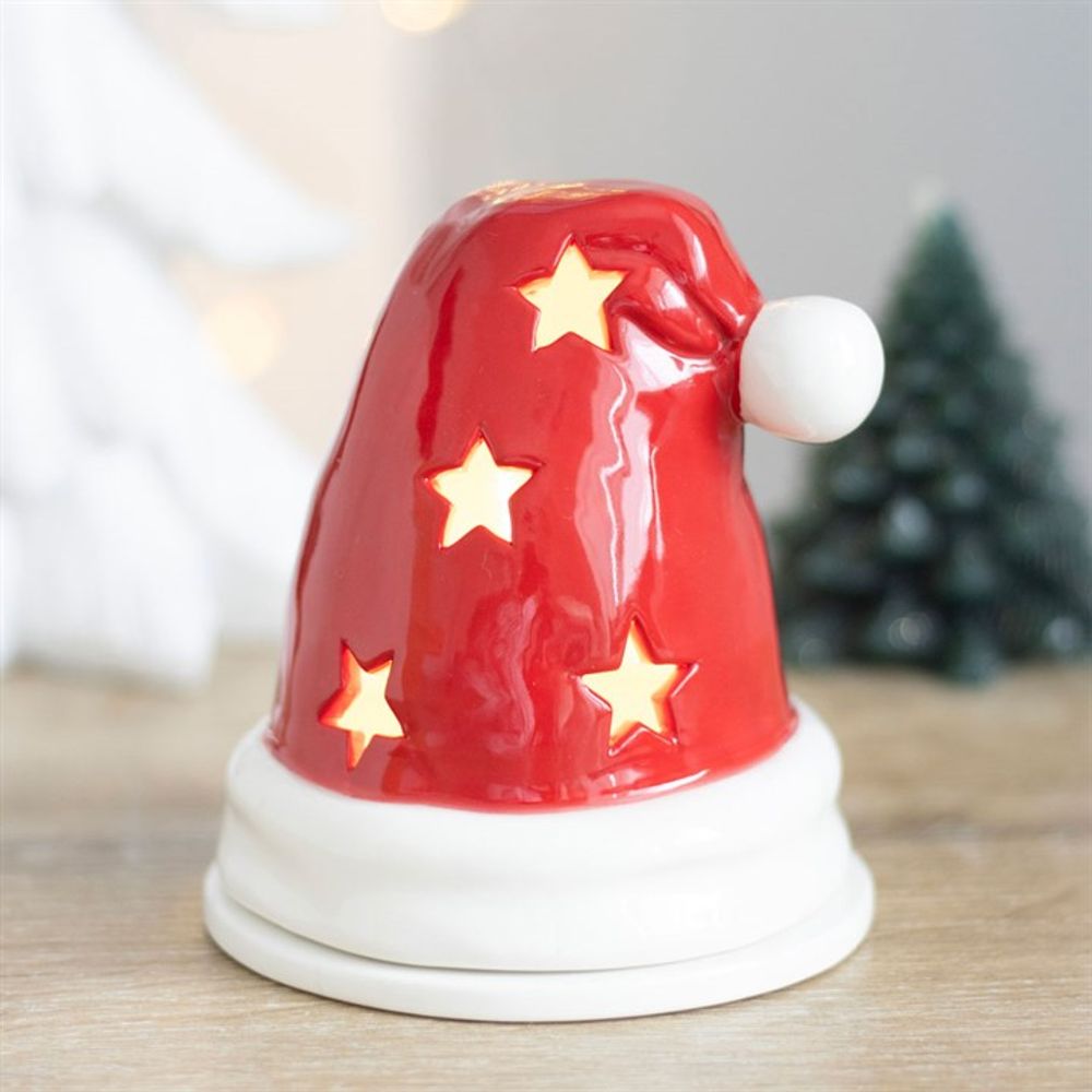 Santa Hat Incense Cone Burner and Tealight Holder N/A