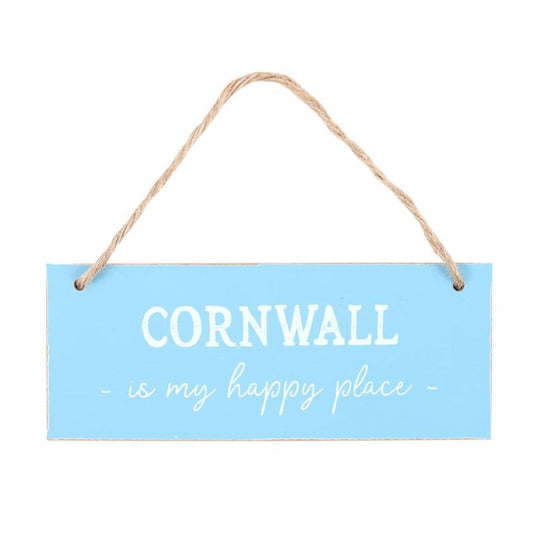 Cornwall is My Happy Place Hanging Sign N/A