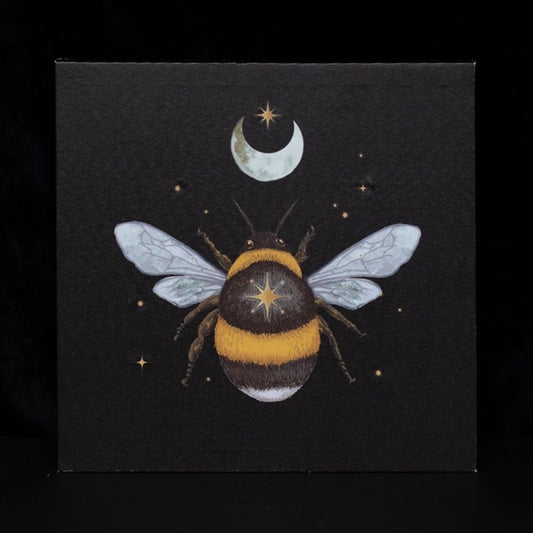 Forest Bee Light Up Canvas Plaque N/A