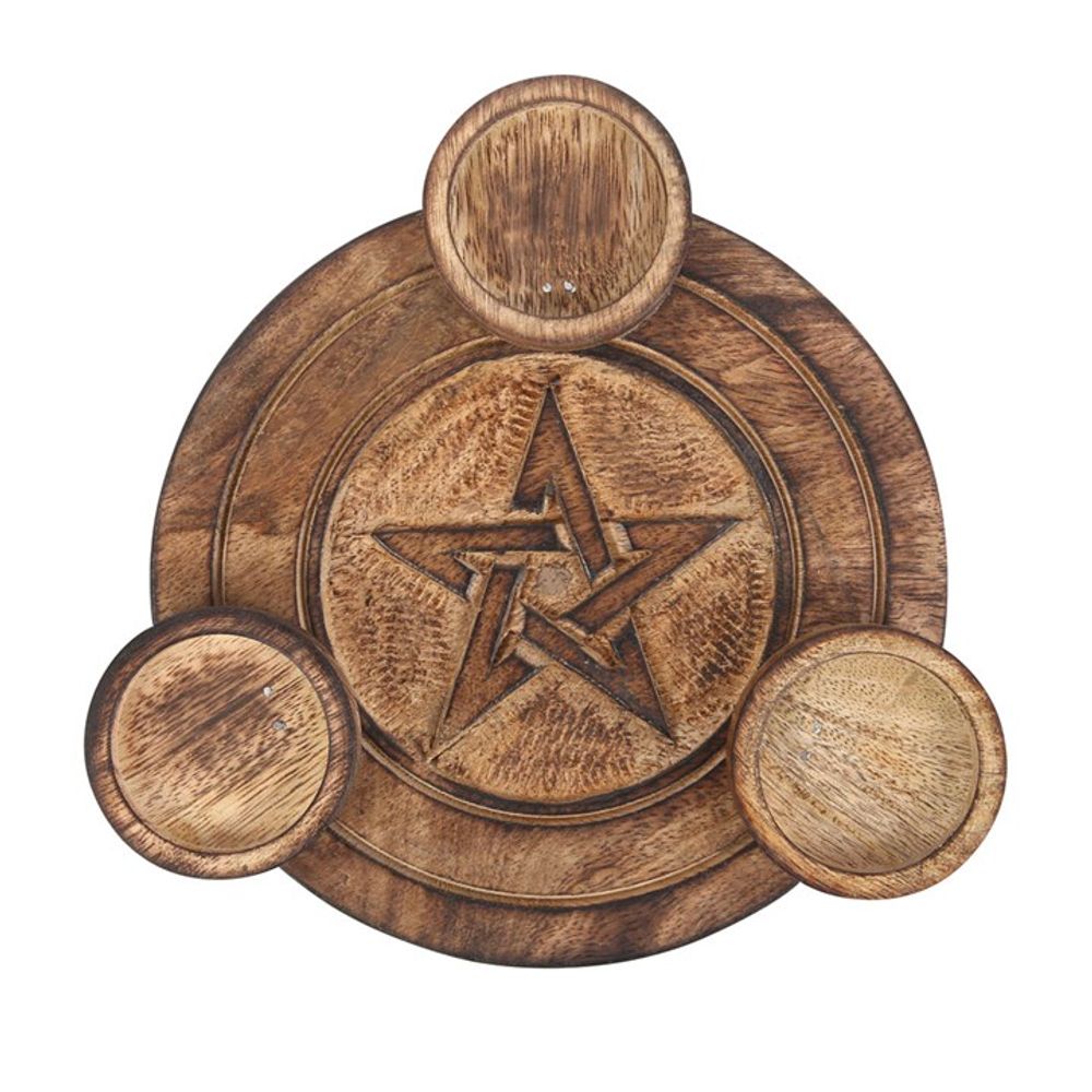 Pentagram Tea Light Candle Holder N/A