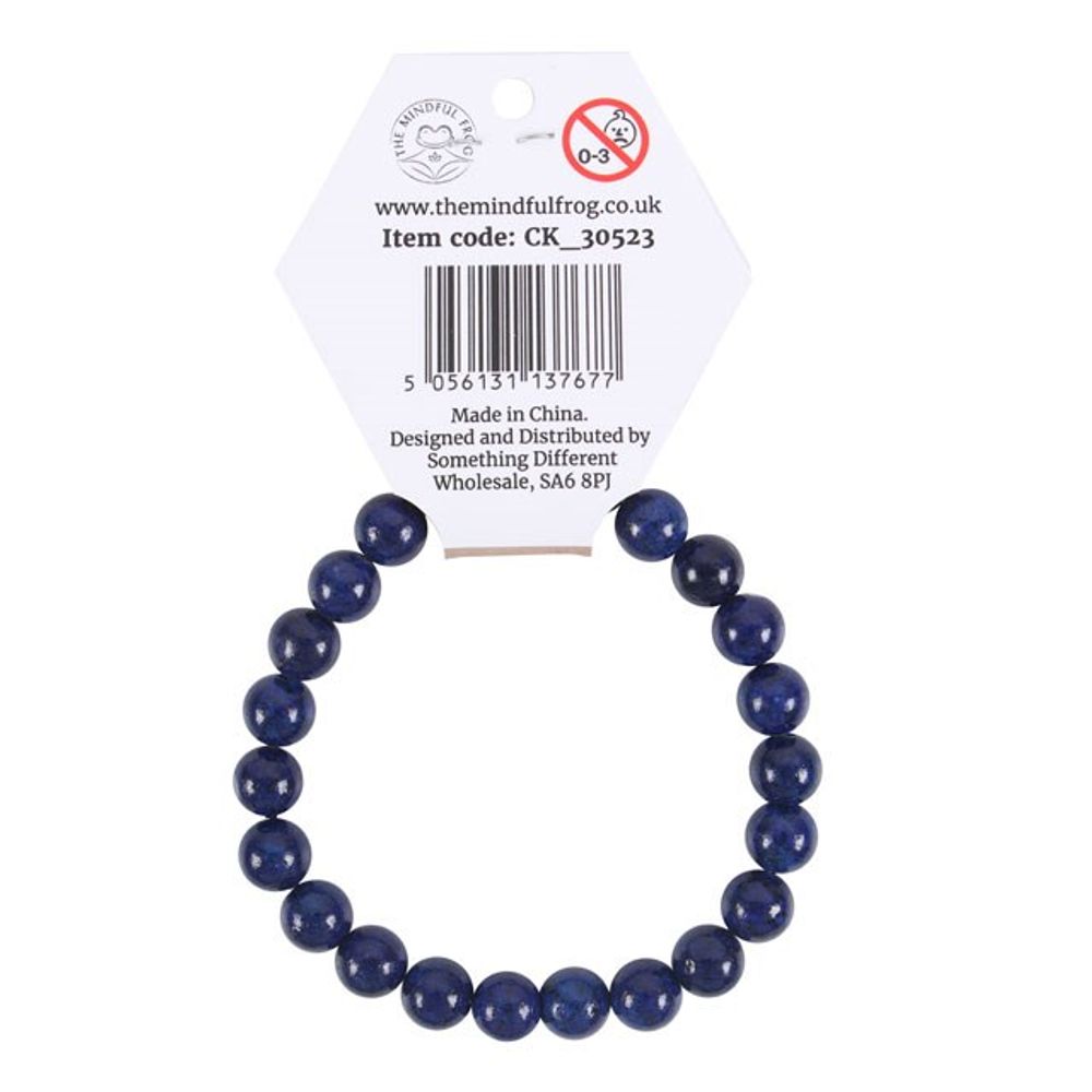 Throat Chakra Lapis Lazuli Gemstone Bracelet N/A