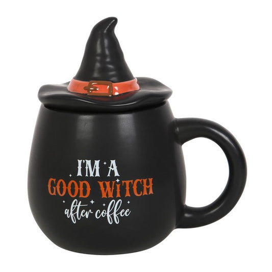 I'm a Good Witch After Coffee Topped Mug N/A