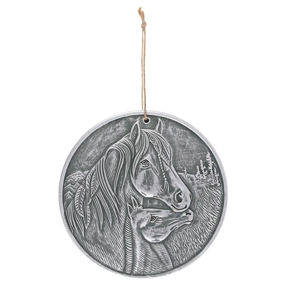 Silver Terracotta 'Apache' Plaque By Lisa Parker N/A