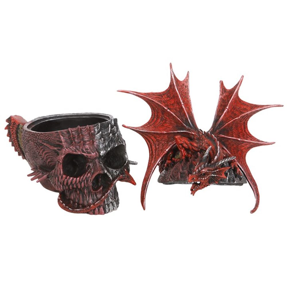 Serpent Infection Lidded Skull Ornament by Spiral Direct N/A