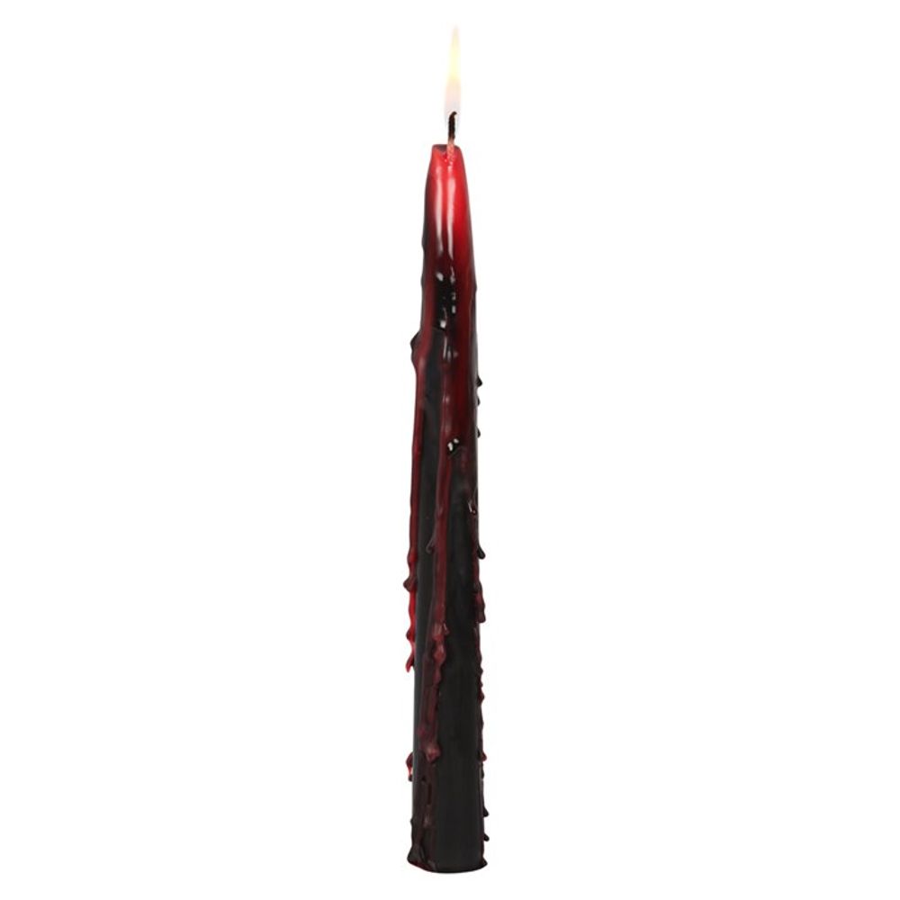 Set of 8 Vampire Blood Taper Candles N/A