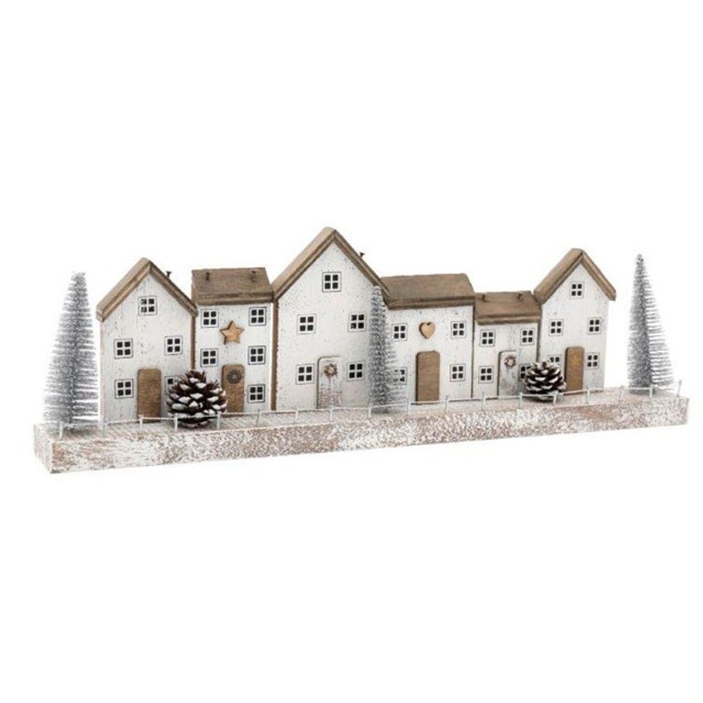 40cm Silver Christmas House Decoration N/A